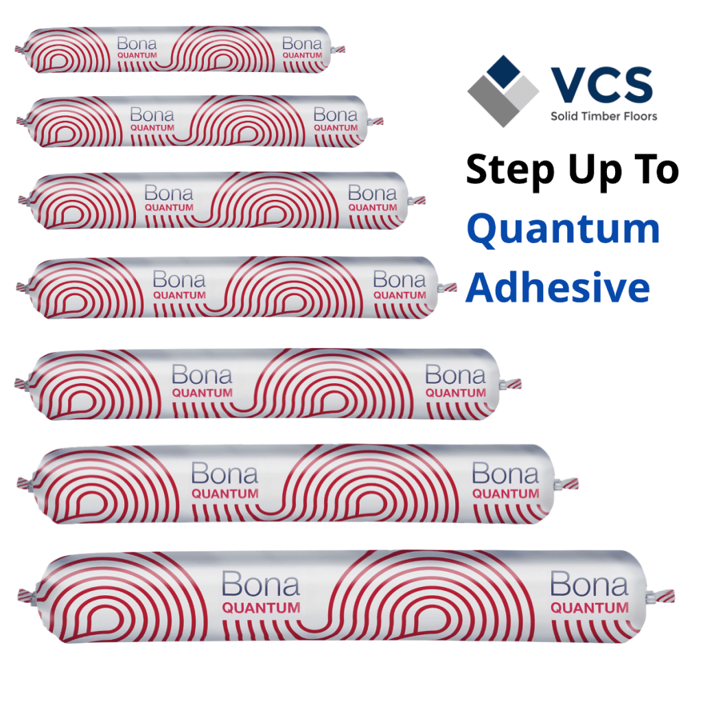 step up to Bona quantum T adhesives from VCS